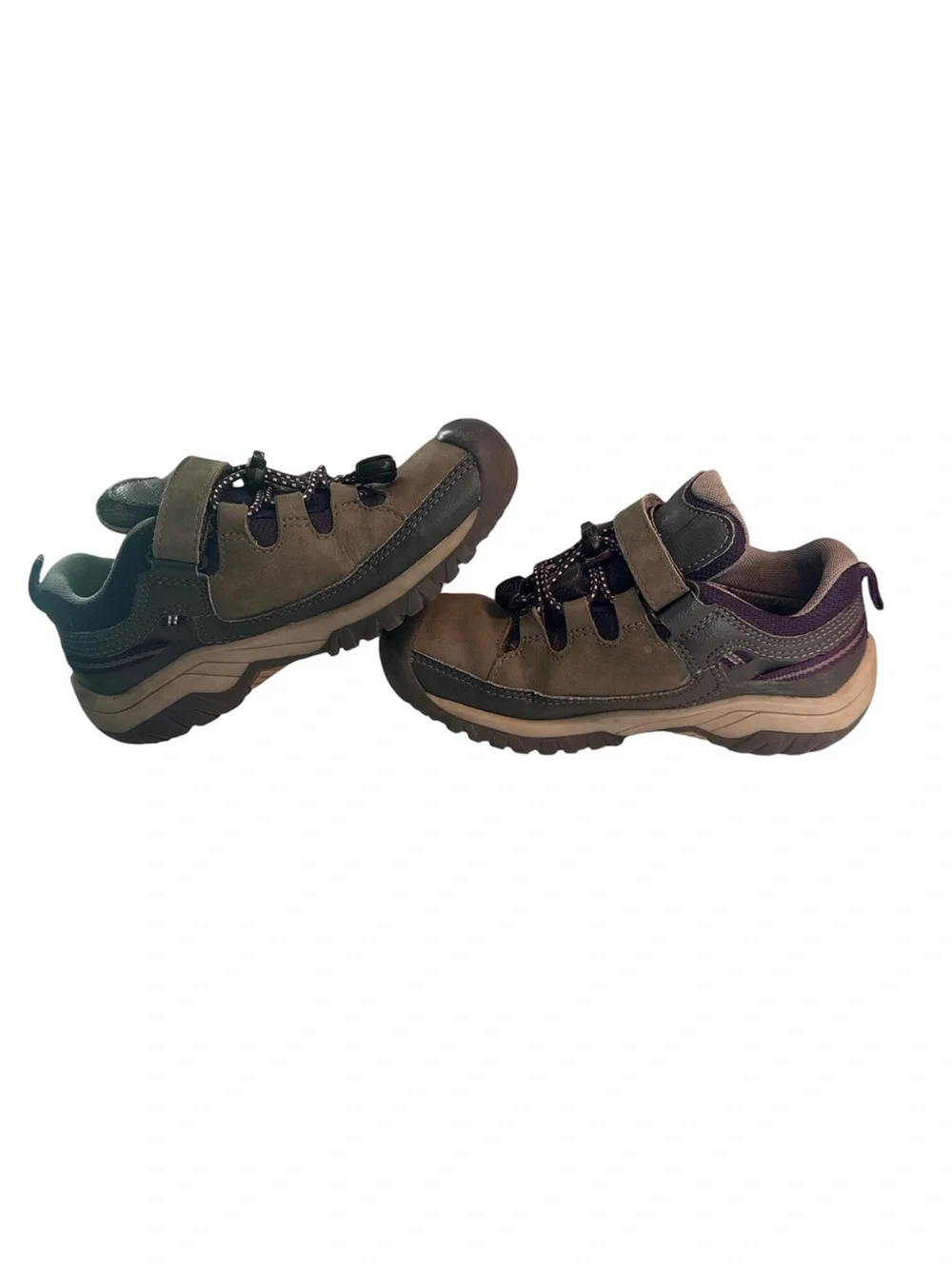 Keen Kids Gray and Purple Hiking Sneakers